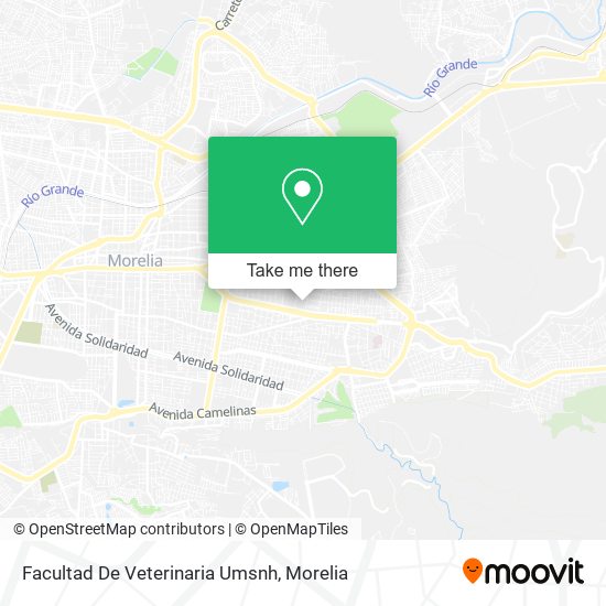 Facultad De Veterinaria Umsnh map