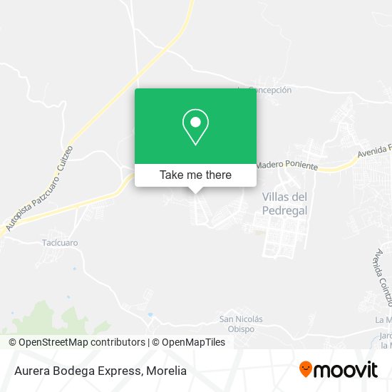 Aurera Bodega Express map