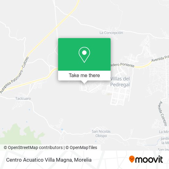 Centro Acuatico Villa Magna map