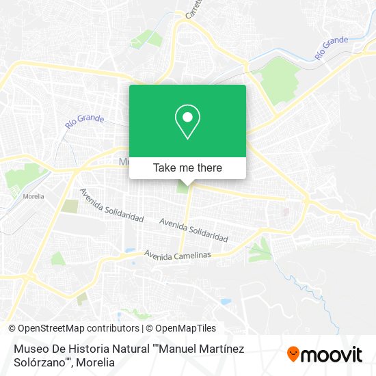 Museo De Historia Natural ""Manuel Martínez Solórzano"" map