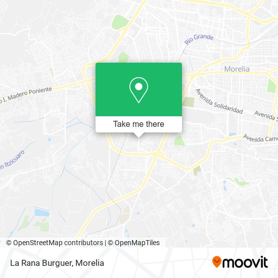 Mapa de La Rana Burguer
