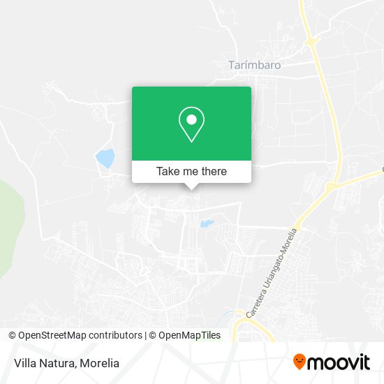 Mapa de Villa Natura