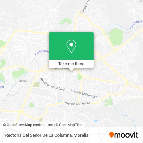 Rectoría Del Señor De La Columna map