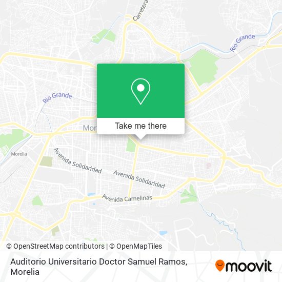 Auditorio Universitario Doctor Samuel Ramos map