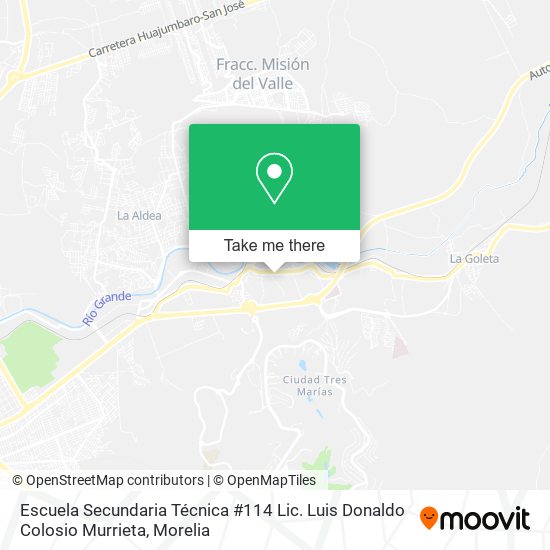 Escuela Secundaria Técnica #114 Lic. Luis Donaldo Colosio Murrieta map