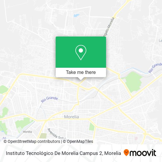 Instituto Tecnológico De Morelia Campus 2 map