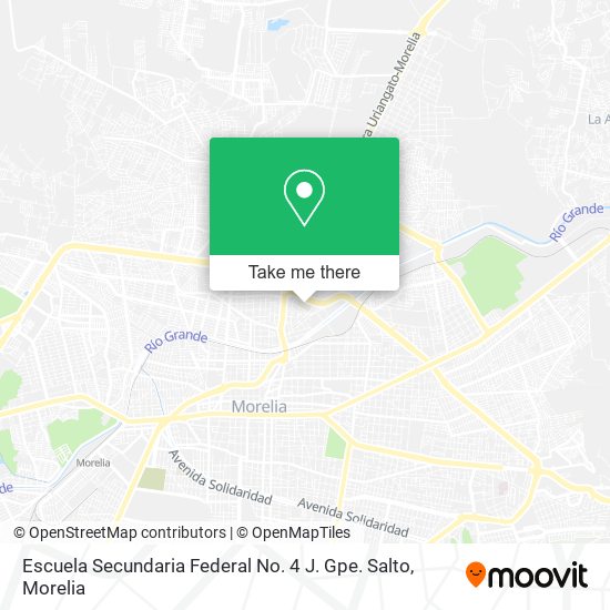 Escuela Secundaria Federal No. 4 J. Gpe. Salto map