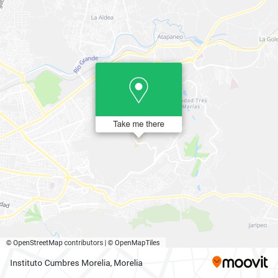 Mapa de Instituto Cumbres Morelia