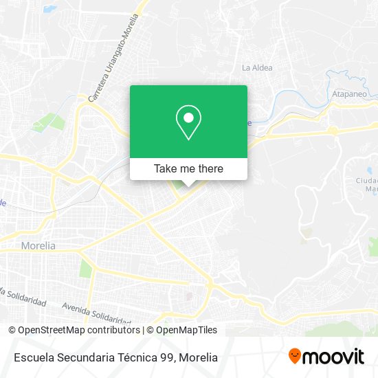 Mapa de Escuela Secundaria Técnica 99