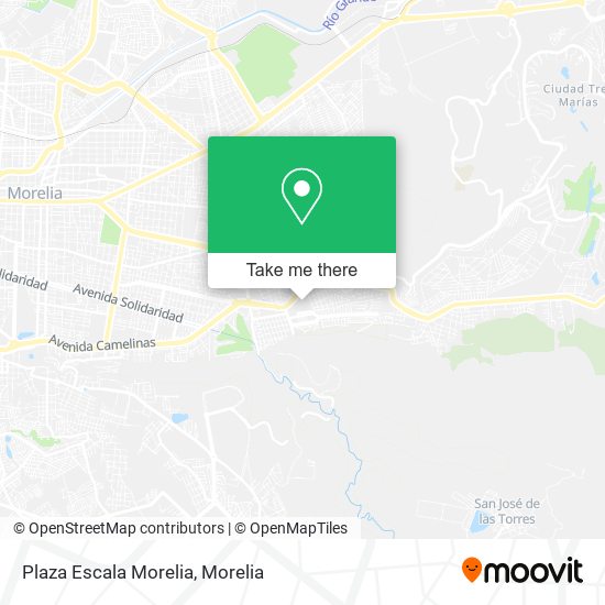 Mapa de Plaza Escala Morelia