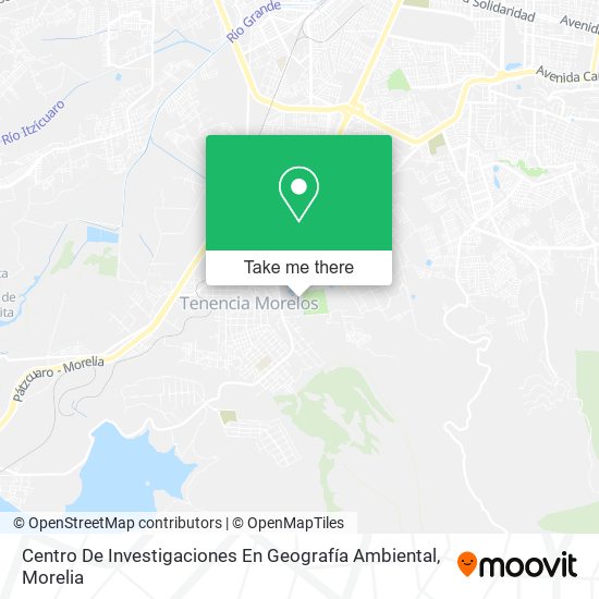 Centro De Investigaciones En Geografía Ambiental map