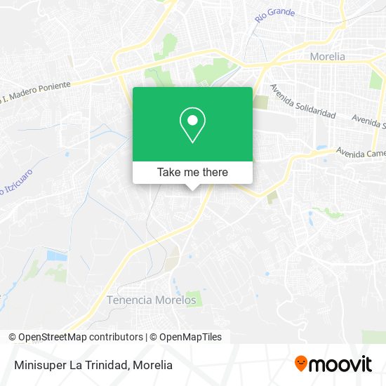Mapa de Minisuper La Trinidad