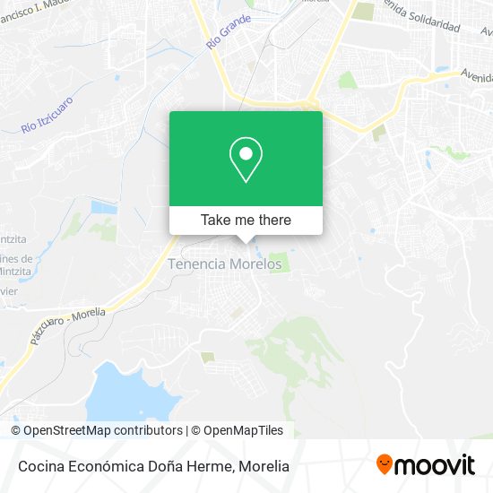 Mapa de Cocina Económica Doña Herme