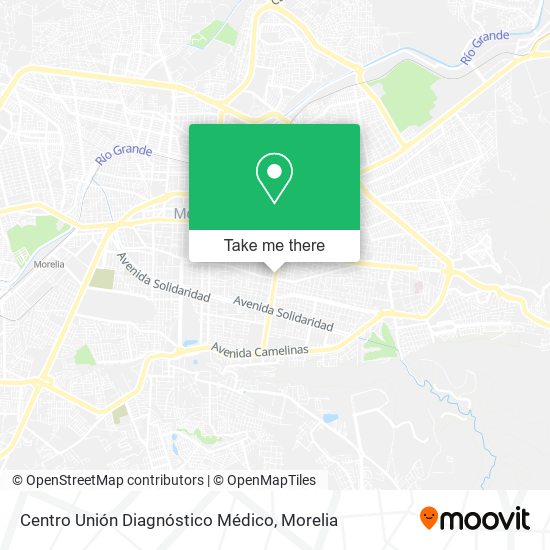 Centro Unión Diagnóstico Médico map