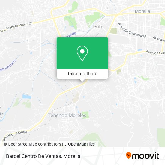 Mapa de Barcel Centro De Ventas