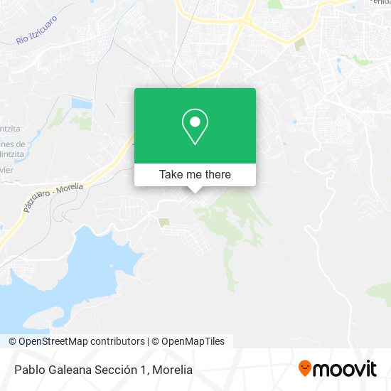 Pablo Galeana Sección 1 map