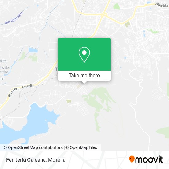 Mapa de Ferrtería Galeana