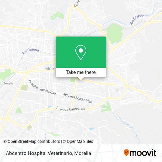 Abcentro Hospital Veterinario map