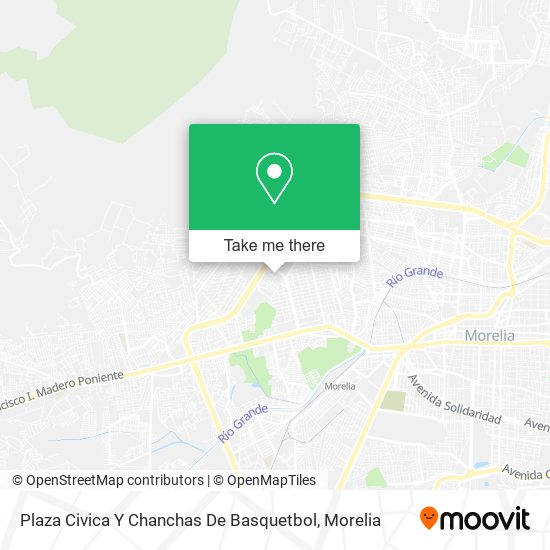 Plaza Civica Y Chanchas De Basquetbol map