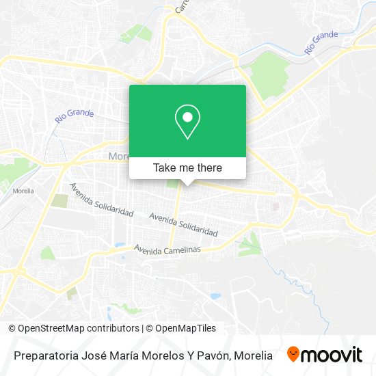 Preparatoria José María Morelos Y Pavón map