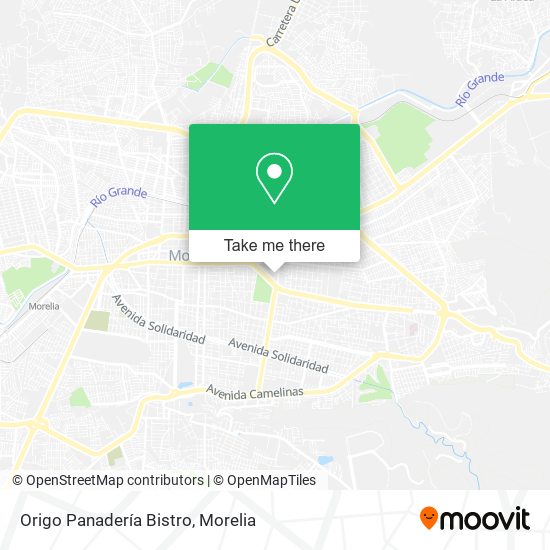 Mapa de Origo Panadería Bistro