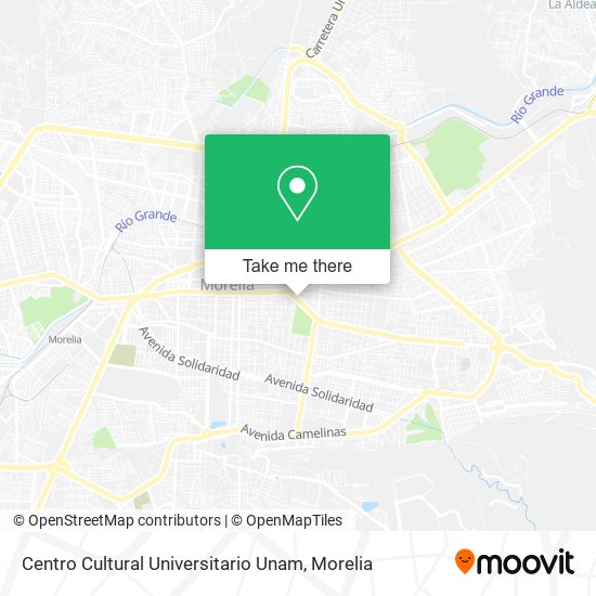 Centro Cultural Universitario Unam map