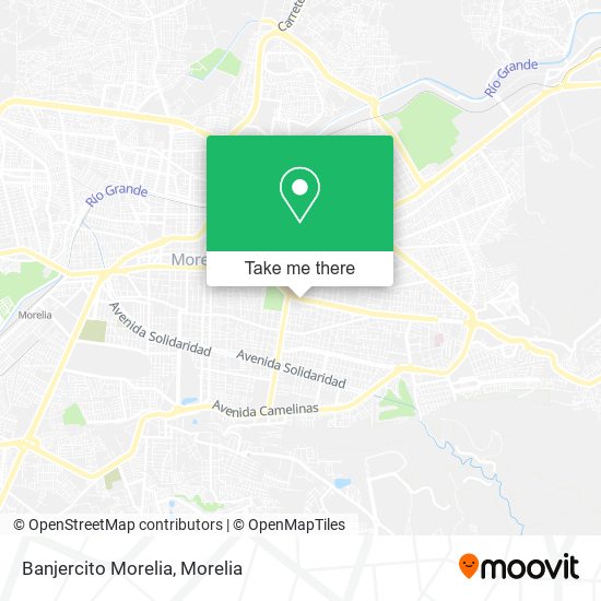 Banjercito Morelia map