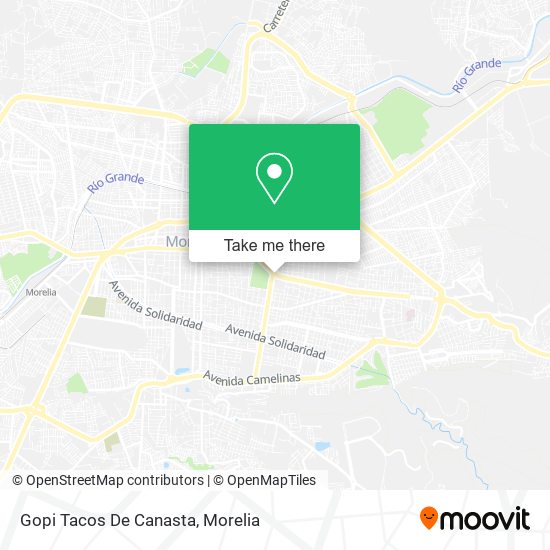 Mapa de Gopi Tacos De Canasta
