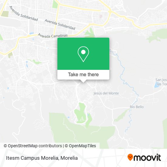 Itesm Campus Morelia map