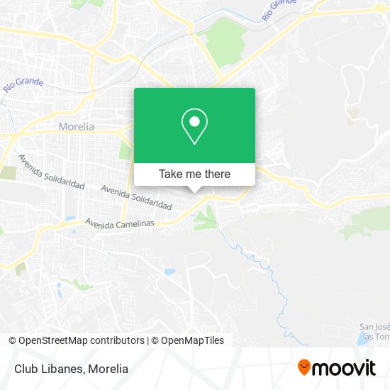 Mapa de Club Libanes