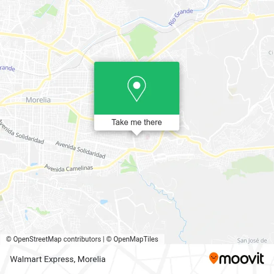 Walmart Express map