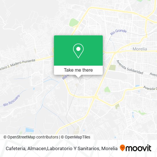 Cafeteria, Almacen,Laboratorio Y  Sanitarios map
