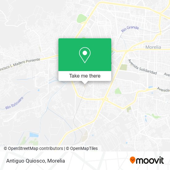 Mapa de Antiguo Quiosco