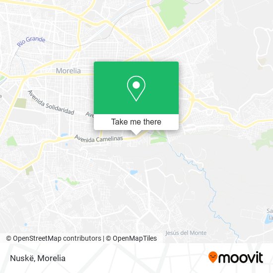 Mapa de Nuskë