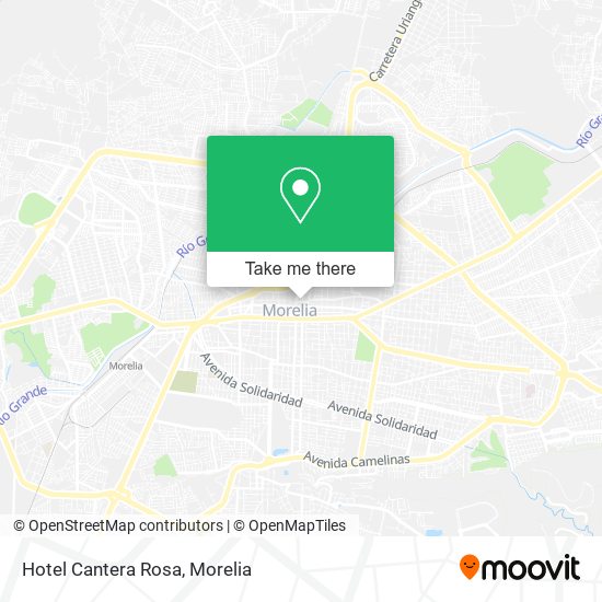 Mapa de Hotel Cantera Rosa