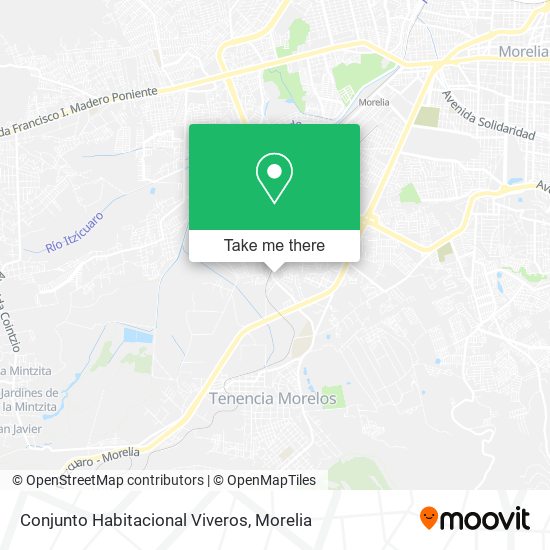 Conjunto Habitacional Viveros map