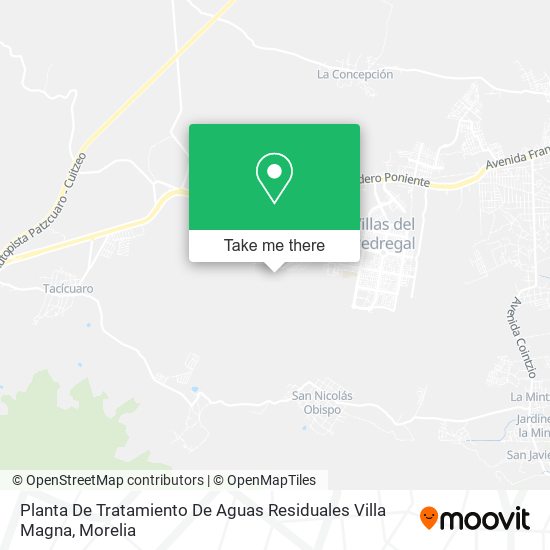 Planta De Tratamiento De Aguas Residuales Villa Magna map
