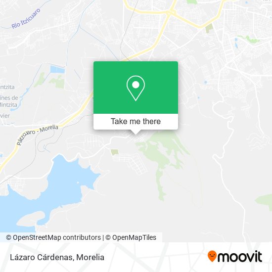 Lázaro Cárdenas map
