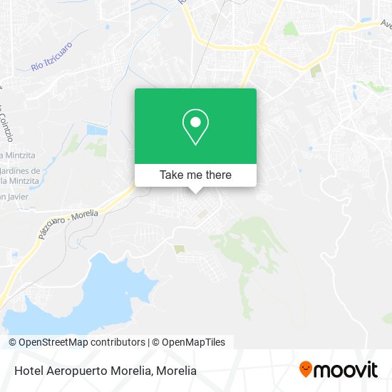 Mapa de Hotel Aeropuerto Morelia
