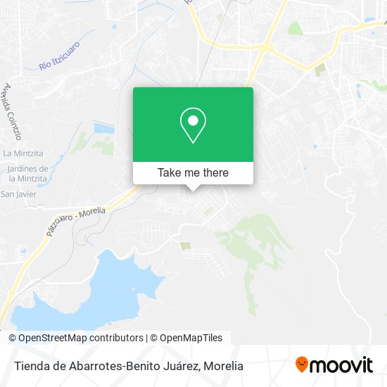 Mapa de Tienda de Abarrotes-Benito Juárez
