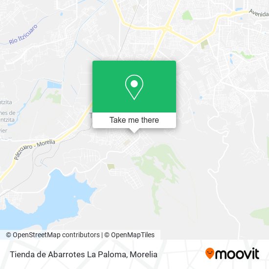 Mapa de Tienda de Abarrotes La Paloma