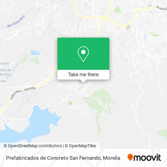 Prefabricados de Concreto San Fernando map