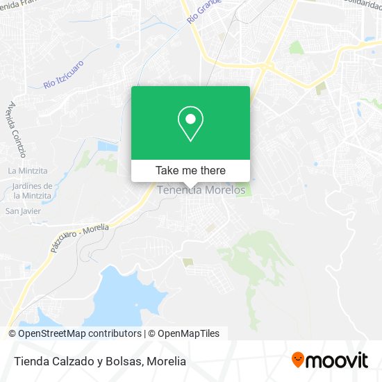 Mapa de Tienda Calzado y Bolsas