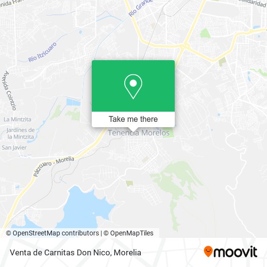 Venta de Carnitas Don Nico map