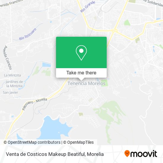 Venta de Costicos Makeup Beatiful map