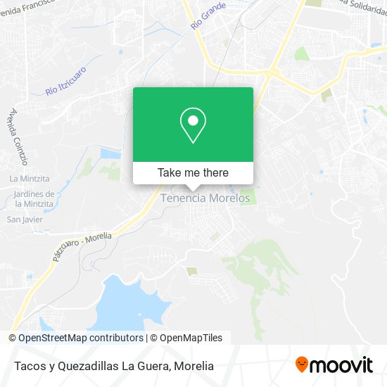 Tacos y Quezadillas La Guera map