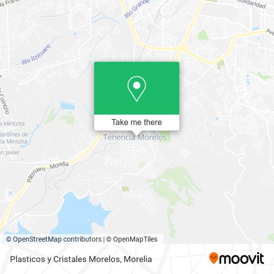 Plasticos y Cristales Morelos map