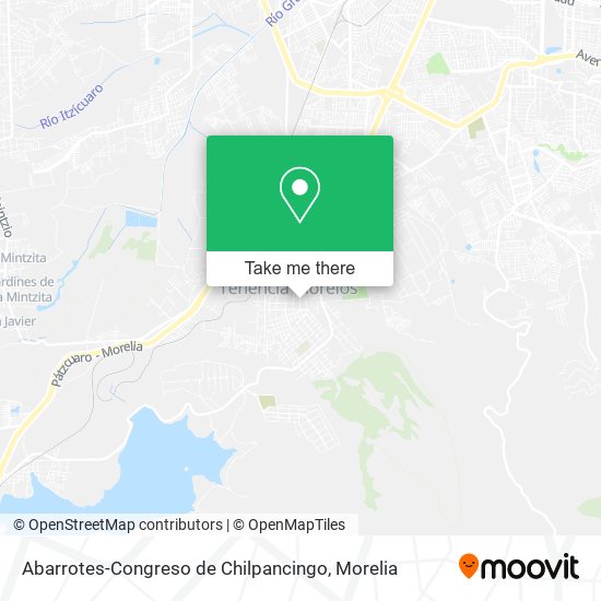 Abarrotes-Congreso de Chilpancingo map