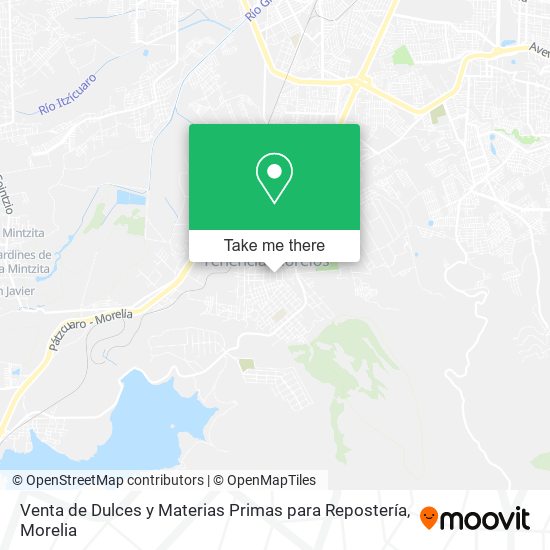 Mapa de Venta de Dulces y Materias Primas para Repostería