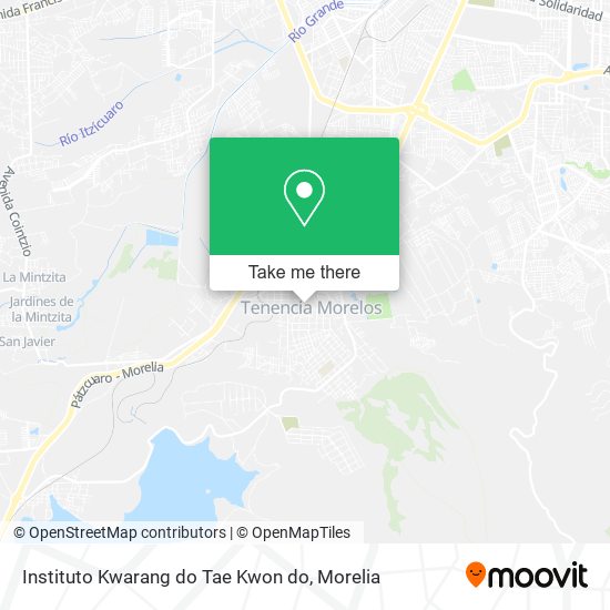 Instituto Kwarang do Tae Kwon do map